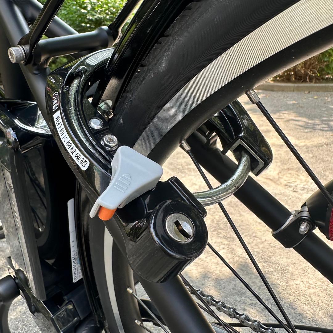 【美品】電動クロスバイク TB1e（ティービーワンe）リアキャリア付き