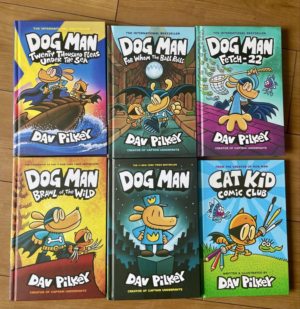 人気ブランド 海外通販 - 国内入手困難 新品DOGMANドッグマン6冊セット洋書 英語絵本 漫画 ハードカバー 絵本・児童書