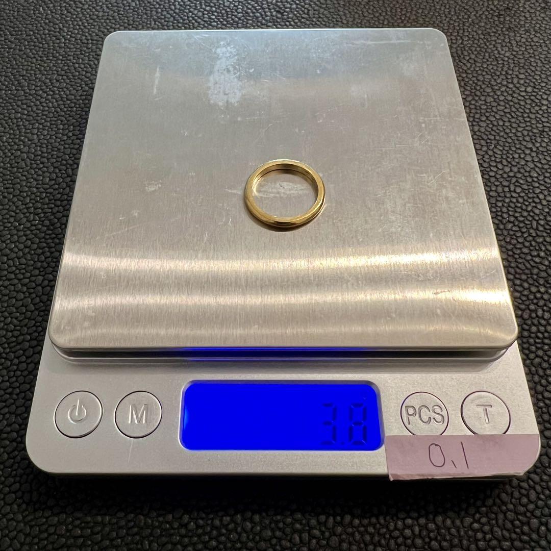 B062715) K24純金リング 約9号 24金 純金YG 指輪 - メルカリ
