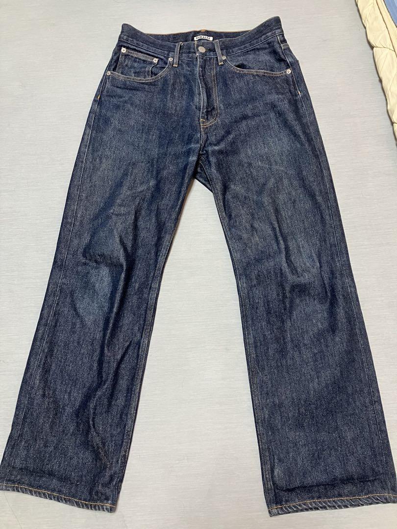 【Auralee】HARD TWIST DENIM 5P PANTS