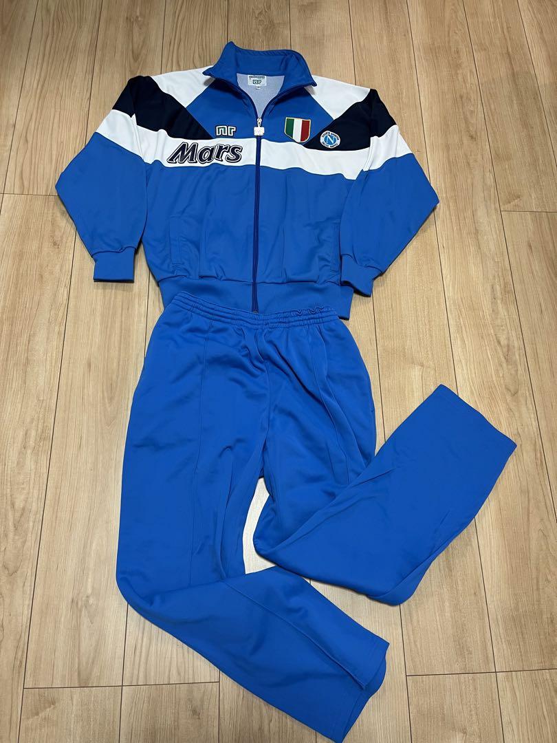 マラドーナ　ナポリ　80s エネーレ　 ジャージ上下　mars 当時物