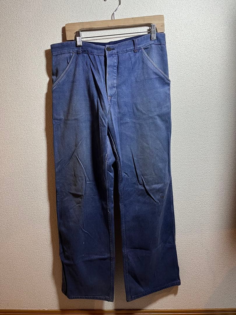 50~60s 【LE MONT ST MICHEL】フレンチワークパンツBLUE