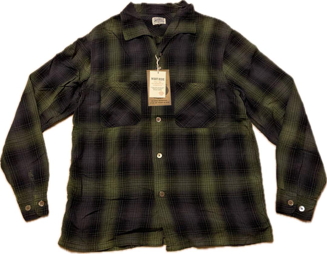新品未使用 WESTRIDE RAYON GUMP SHIRTS サイズL