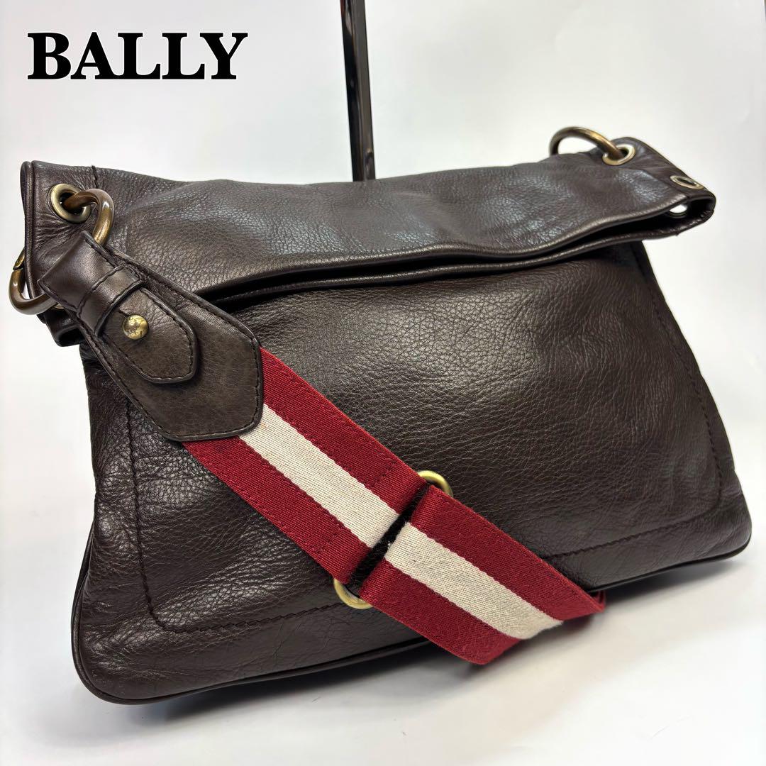 美品✨ BALLY バリー トレインスポッティング ショルダーバッグ ブラウン BALLY バリー 希少 ショルダーバッグ トレインスポッティング