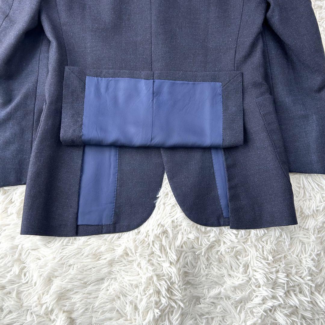 美品✨　ビームスエフ　テーラードジャケット　カシミヤ　モヘヤ　3者混　フランネル