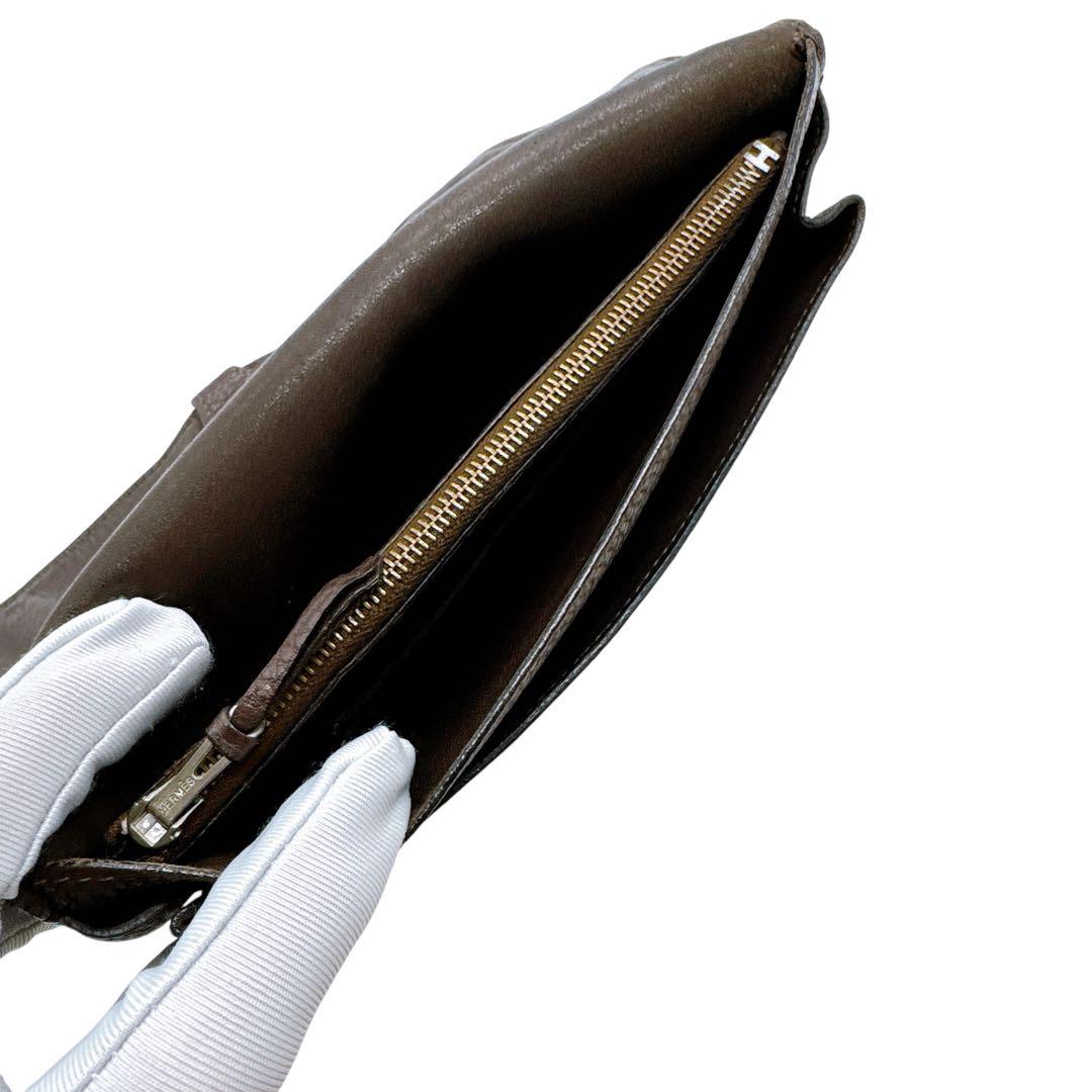 エルメス トリヨンクレマンス ドゴンGM 長財布 HERMES 美品