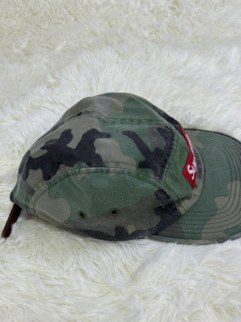 Supreme迷彩5パネルキャップ