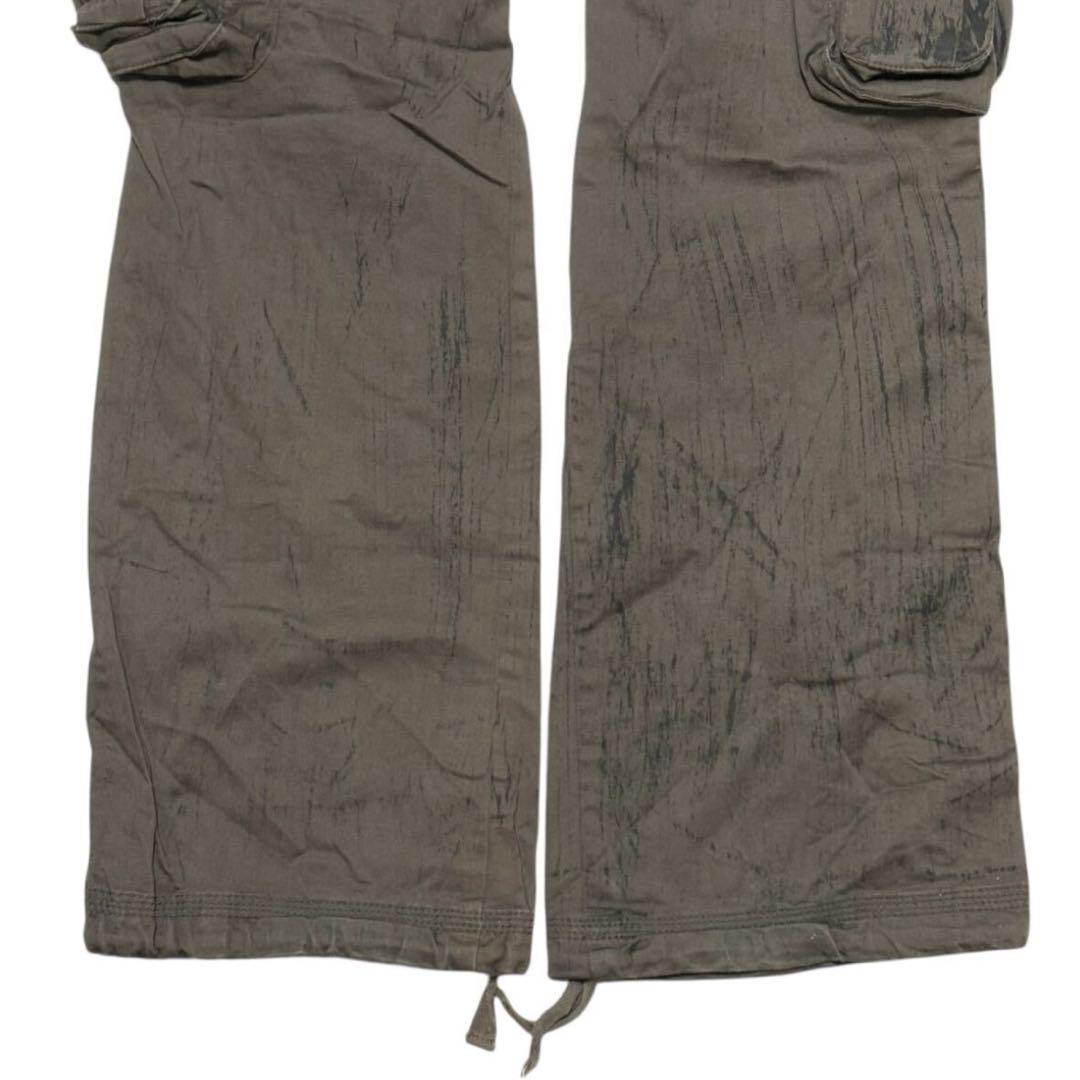 パンツ Rare 00s GLAD NEWS Paint Design cargo