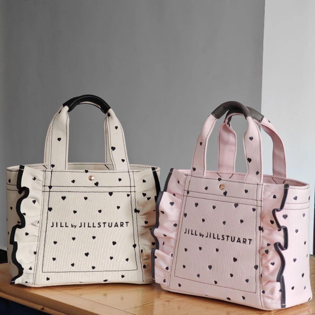 贈り物 即日発送】JILL by JILLSTUART ハートフリルトート ホワイト バッグ