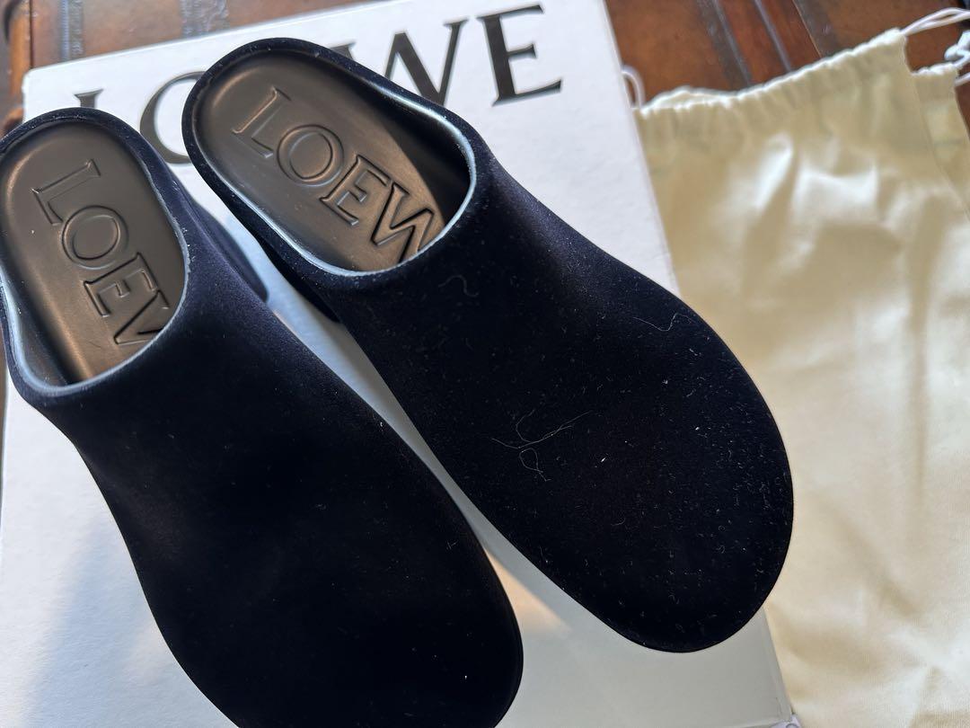 LOEWE テラフォーム クロッグ(フロックラバー) 黒 画像1