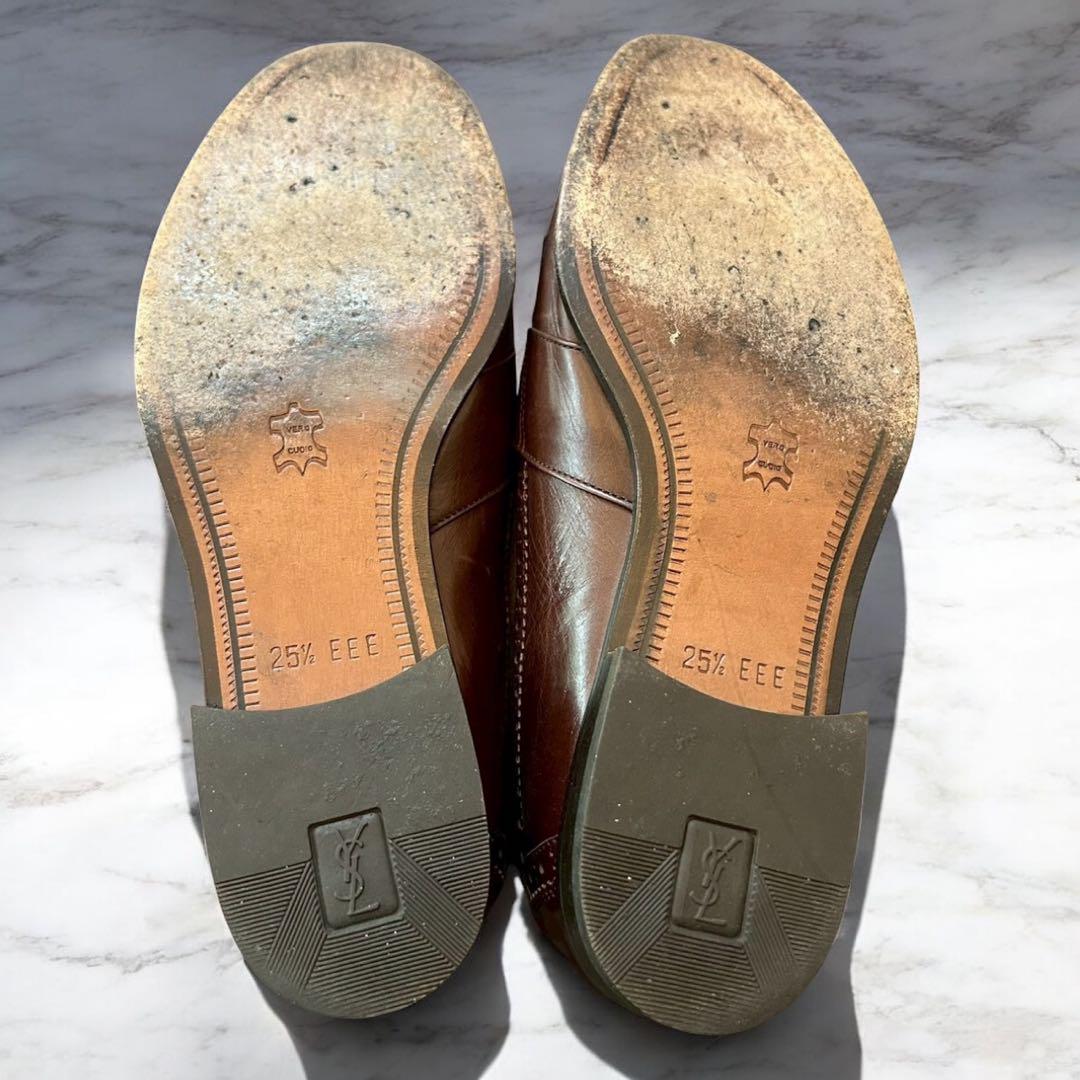 靴 Yves Saint Laurent Tassel loafers BROWN