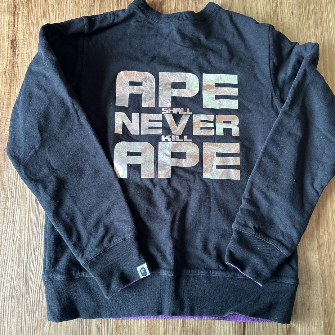 青山限定 リバーシブル スウェット BAPE ベイプ