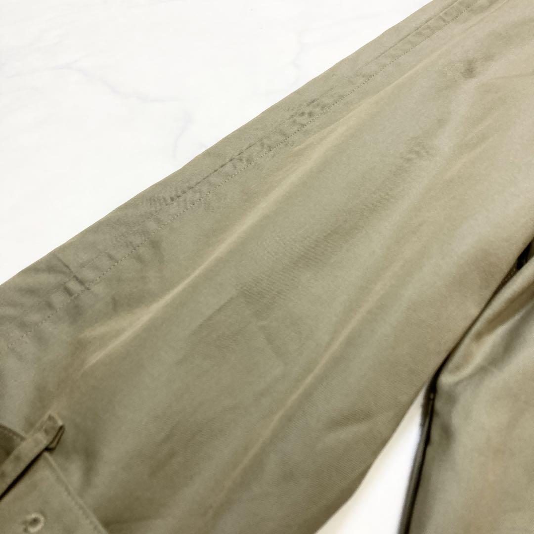 【美品 白タグ 玉虫色】 Burberrys バーバリー トレンチコート ベルト