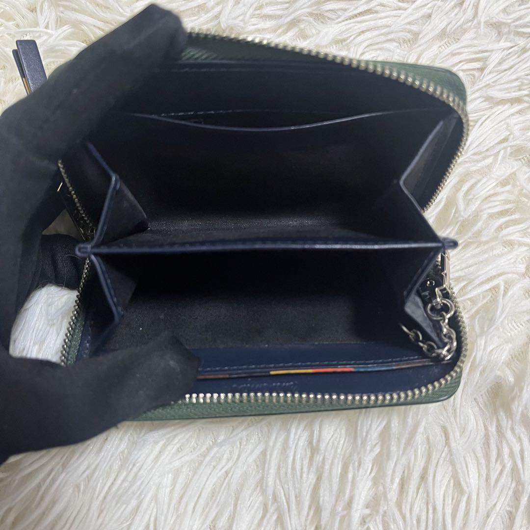 【極美品】現行 Paul Smith コインケース カード レザー マルチカラー
