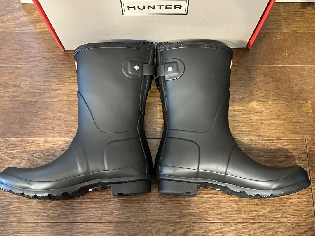 【HUNTER】 ハンター オリジナルショート 黒 長靴 38 24cm