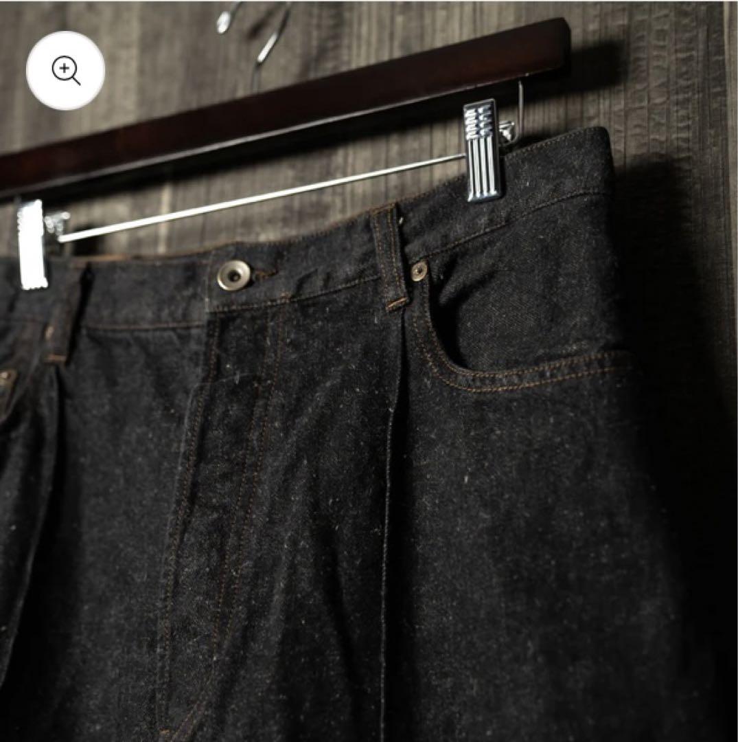 パンツ pablo vinci Hemp denim wide slacks