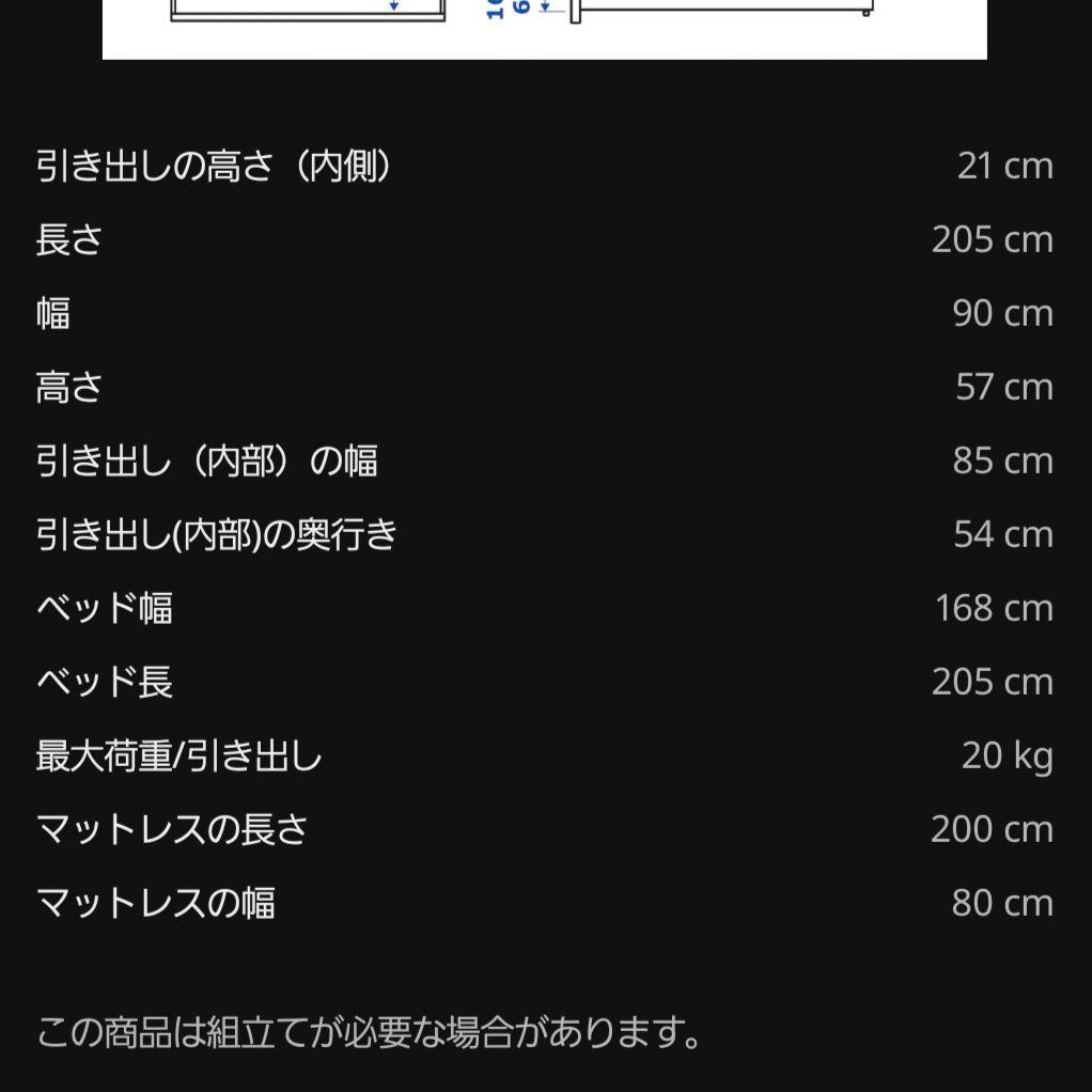 ブリムネスデイベッドホワイトイケア