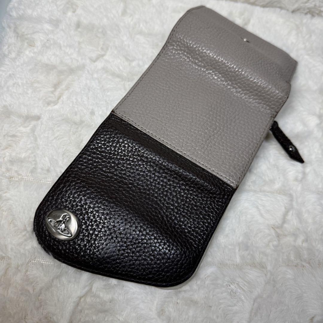 Vivienne Westwood ダブルフラップウォレット 多機能収納 Vivienne Westwood 】ヴィヴィアンウエストウッド ダブル
