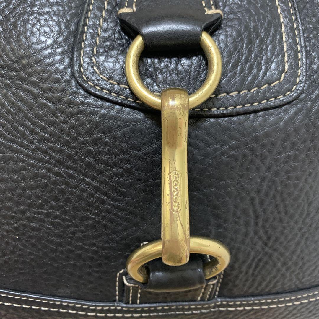 COACH ボーボー ワンショルダーバッグ 黒 レザー 肩がけ F10209