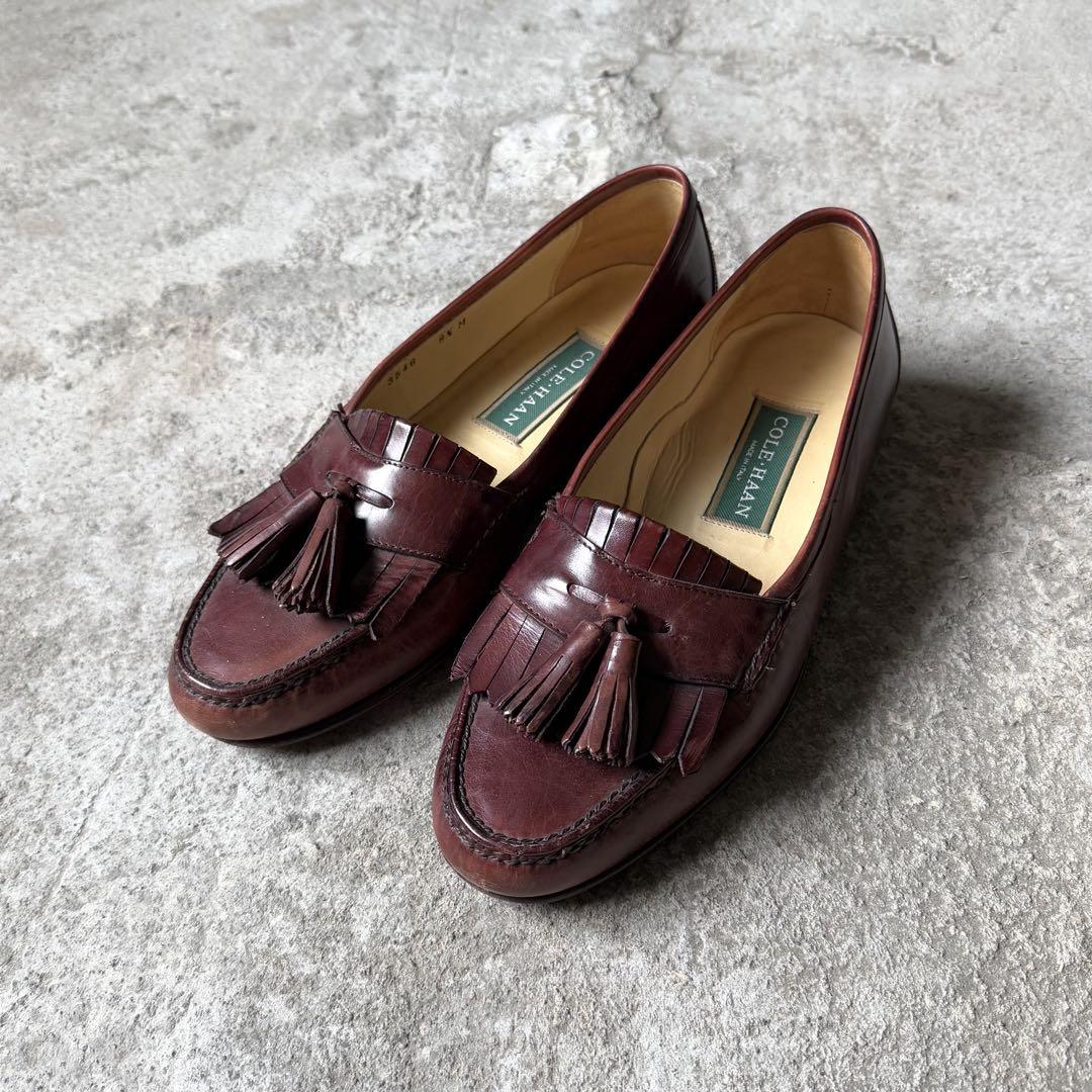 80s Italia製 COLE HAAN tassel loafer