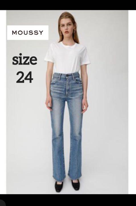 【MOUSSY】MVS FLAREデニム◆サイズ24 【MOUSSY】MVS FLAREデニム◆サイズ24