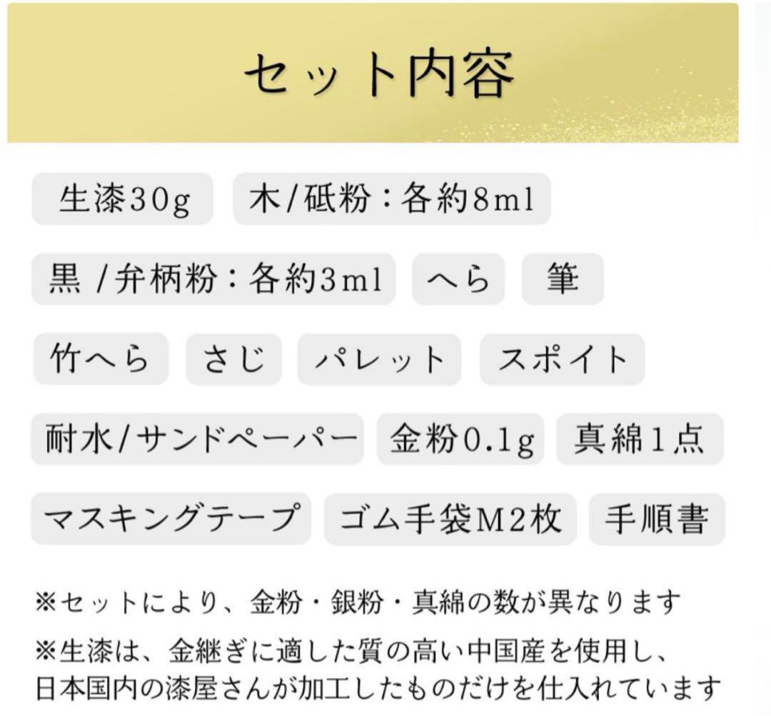 【未使用】TSUGUKIT 金継ぎ キット　初心者向け