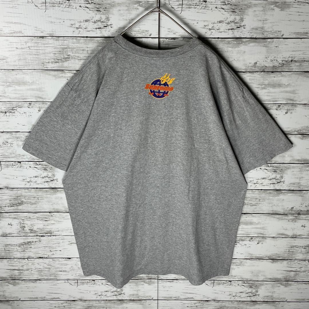 2055M【希少デザイン】シュプリーム☆センタービッグロゴ 定番カラー Ｔシャツ