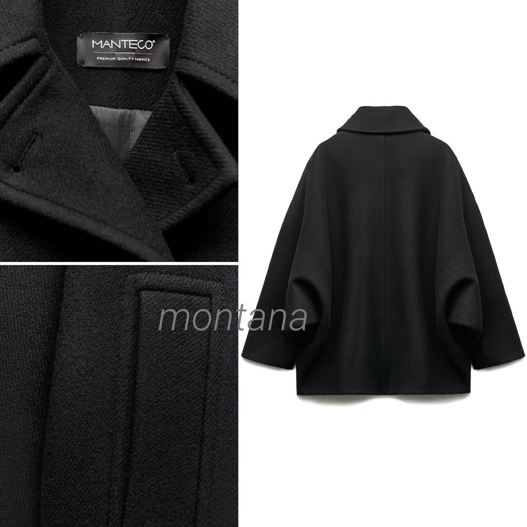 【希少】2023aw ZARA manteco ウールブレンド　ショートコート 希少】2023aw ZARA manteco ウールブレンド ショートコート