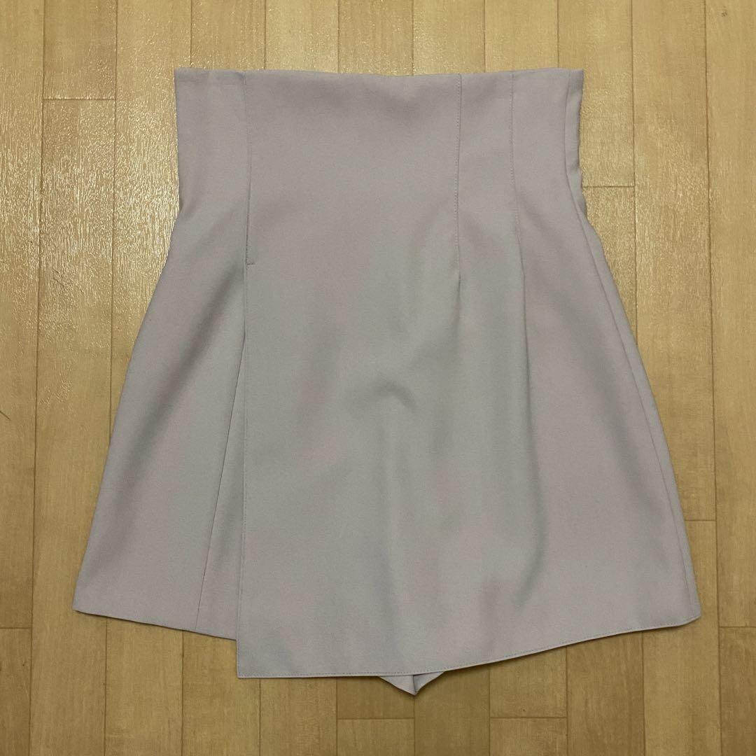 snidel ハイウエストキュロットショートパンツ