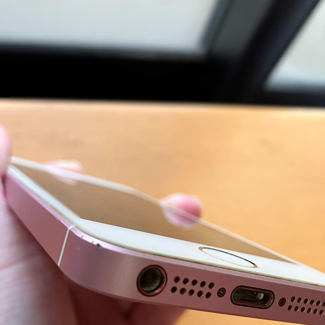 ♡【ケース付き】SIMフリー iPhone SE ローズゴールド 本体64GB♡