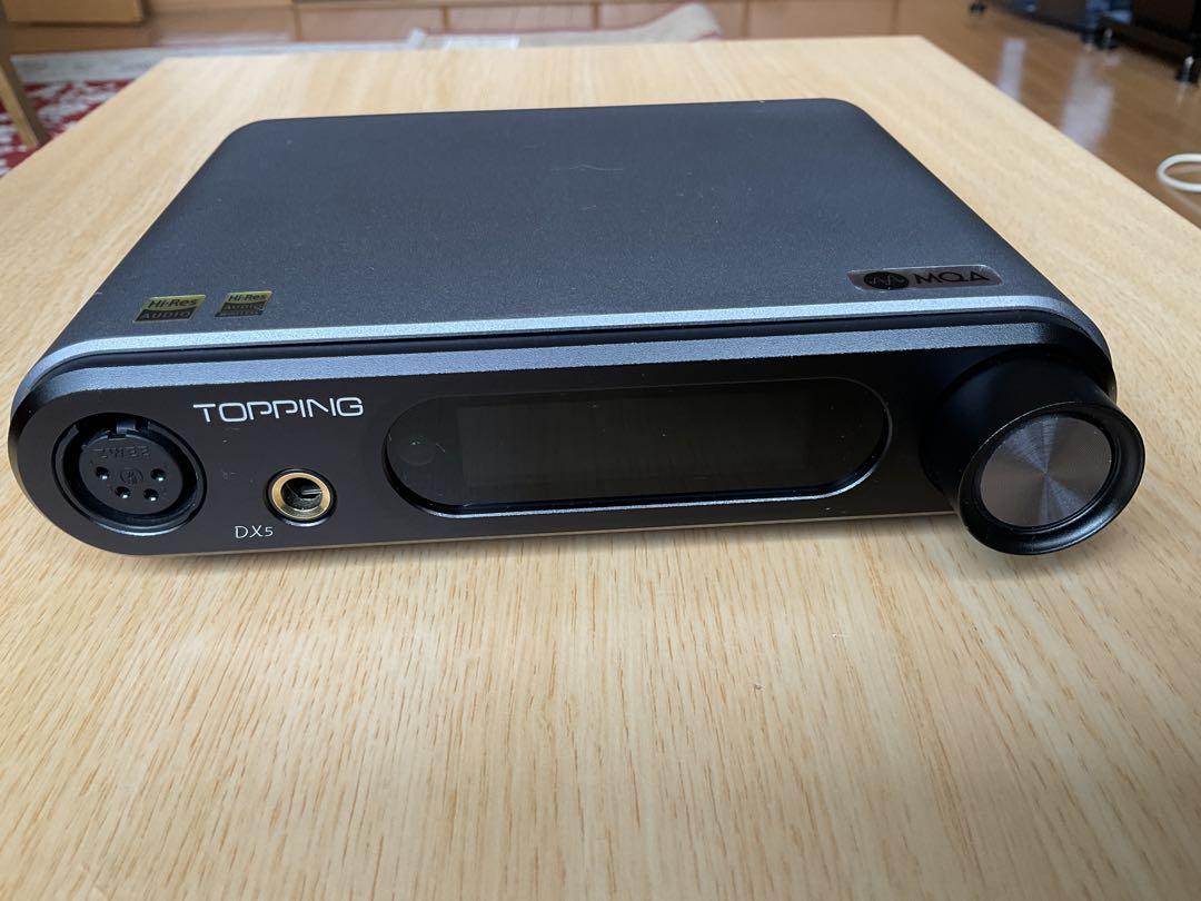 Topping DX5 MQA DAC 本体と付属品