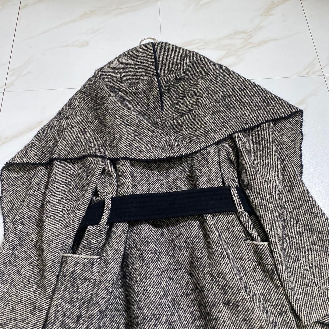 完売品♡YLEVE アルパカ ツイル ドレープカラーベルデッドコート 女優襟 完売品♡YLEVE アルパカ ツイル ドレープカラーベルデッドコート 女優襟