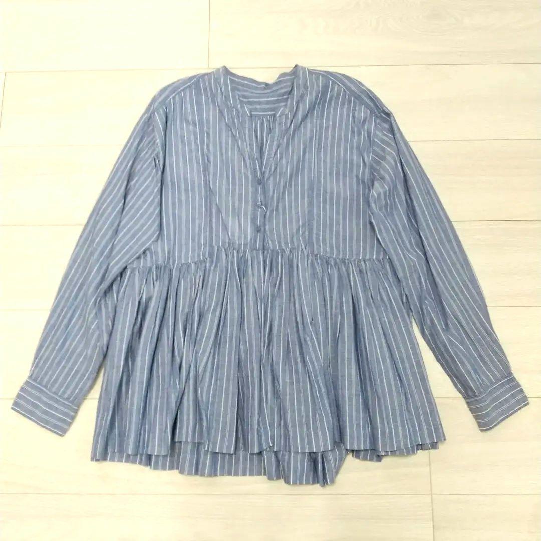 【新品】green label relaxing 全方位映えブラウス ストライプ