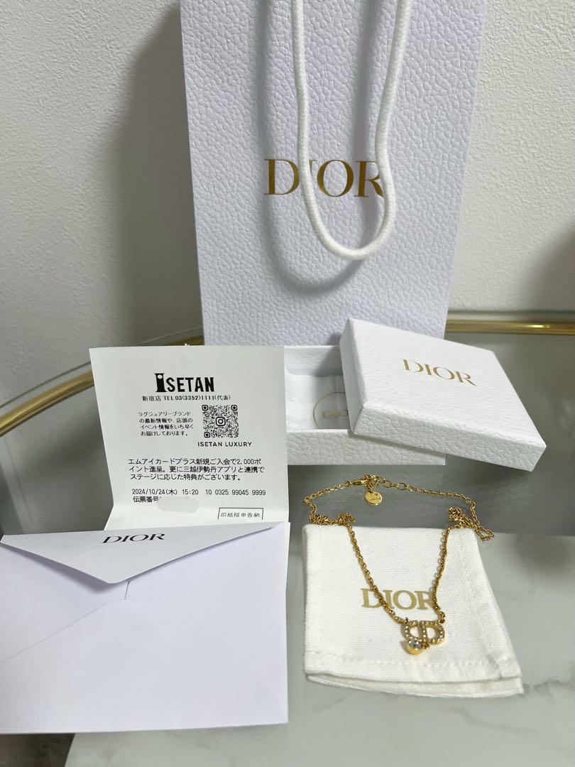 Dior Petit CD ネックレス メタル＆クリスタル