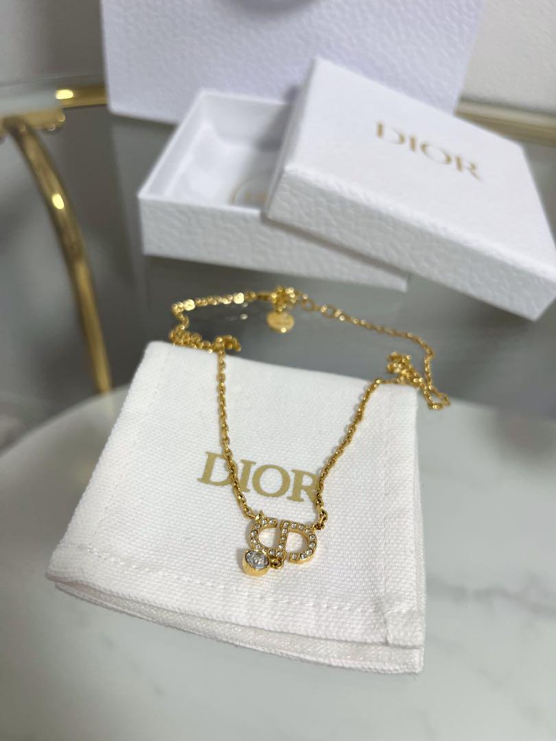 Dior Petit CD ネックレス メタル＆クリスタル