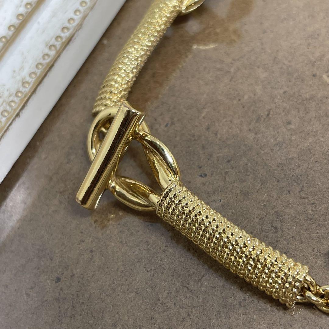 期間限定 セール - 売れ筋ランキングをチェック 希少】SAINT LAURENT ゴールドブレスレット 廃盤コスタリカ製 アクセサリー
