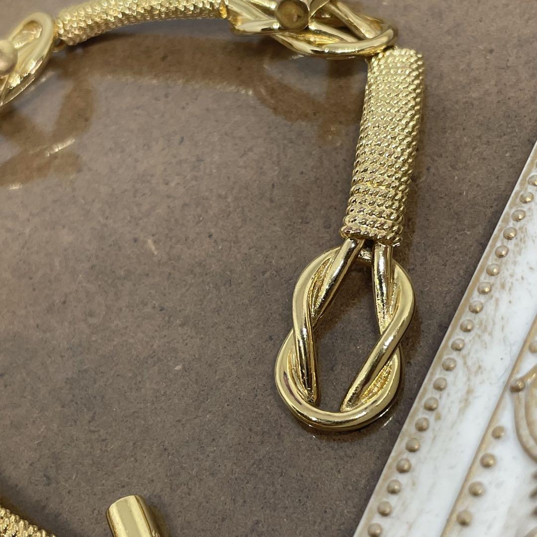 希少】SAINT LAURENT ゴールドブレスレット 廃盤コスタリカ製