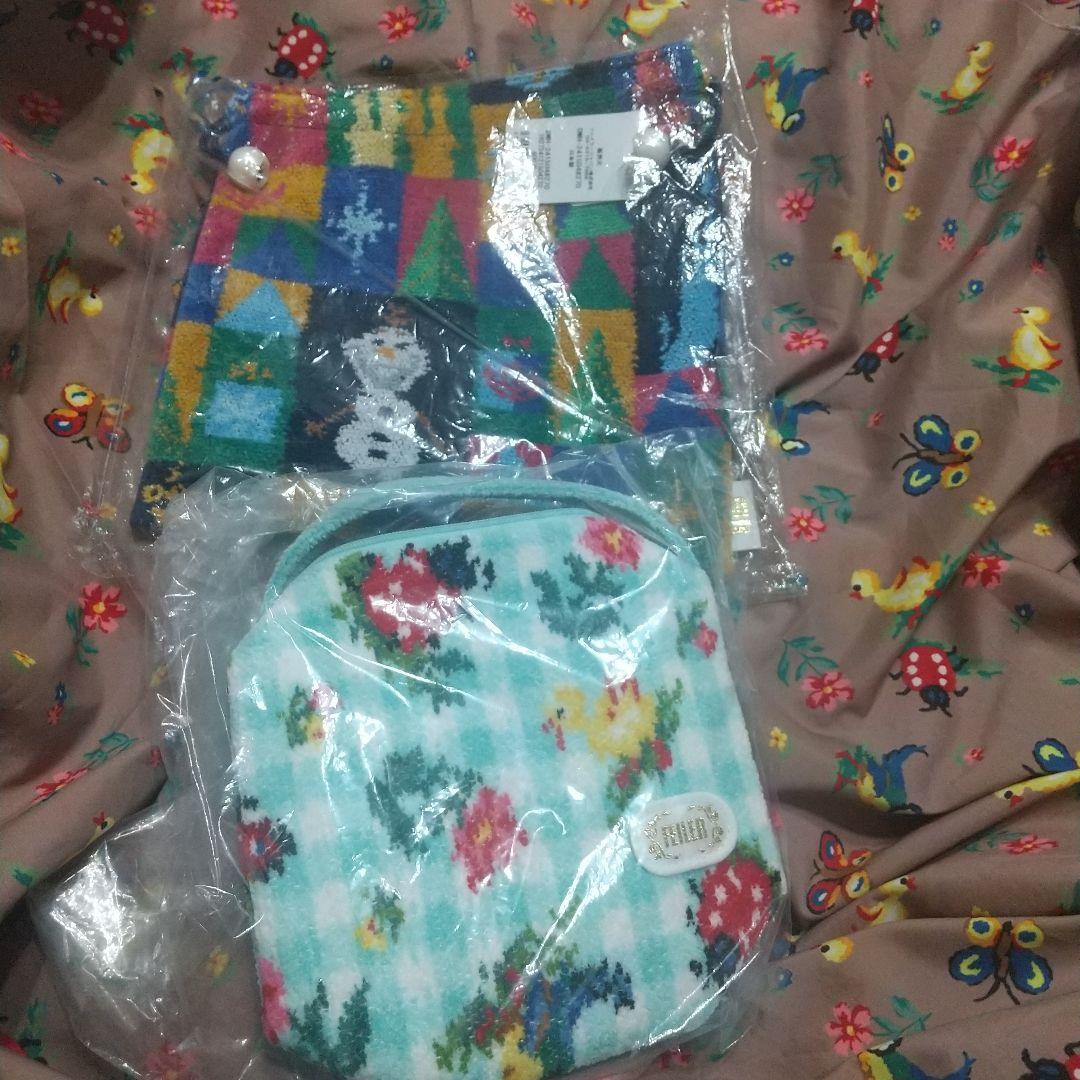 新品フェイラー ハイジチェック ポーチ オラフ 巾着ポーチ