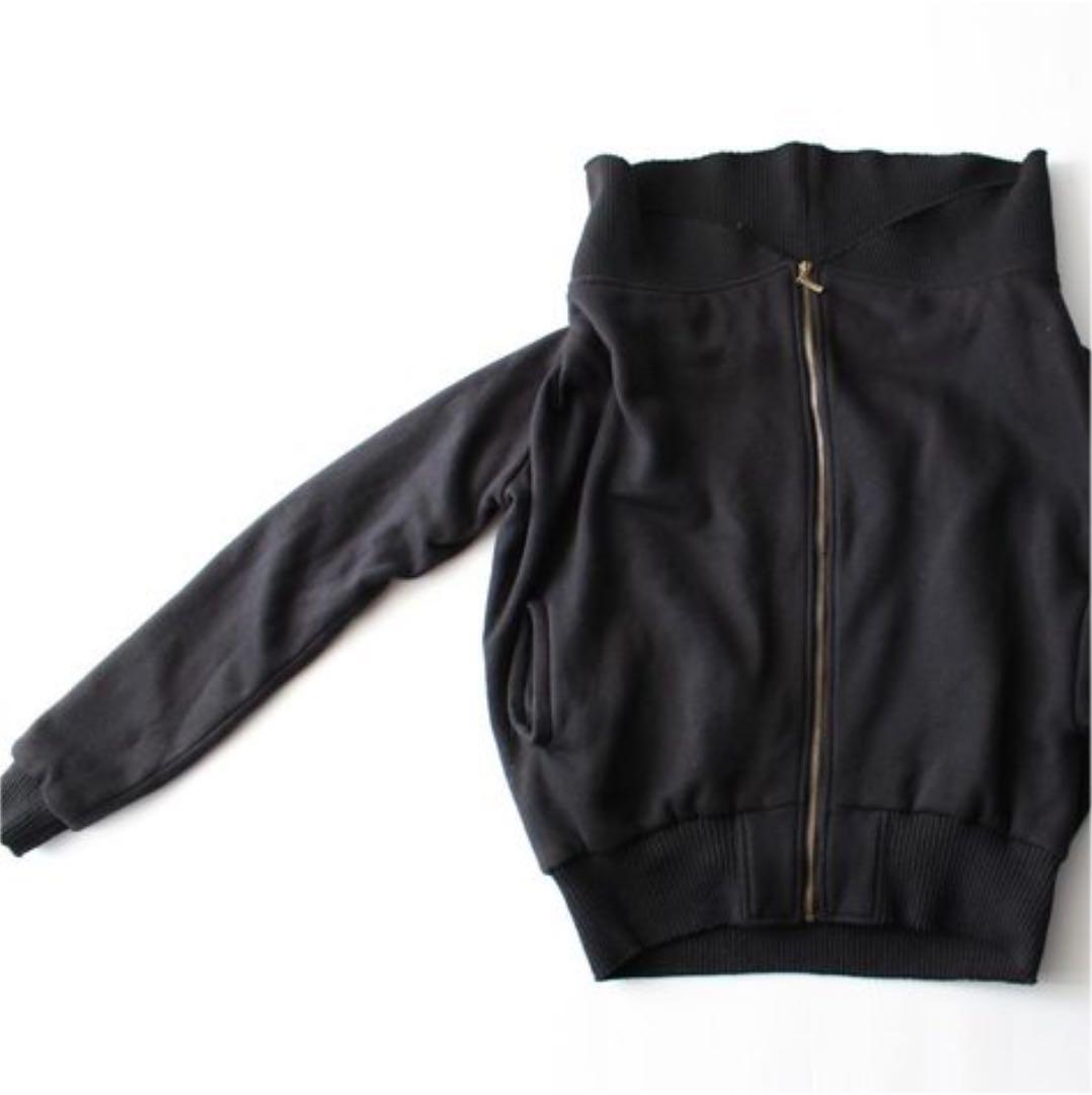 antiqua新品タグ付き ボリュームネックライダース風ブルゾン