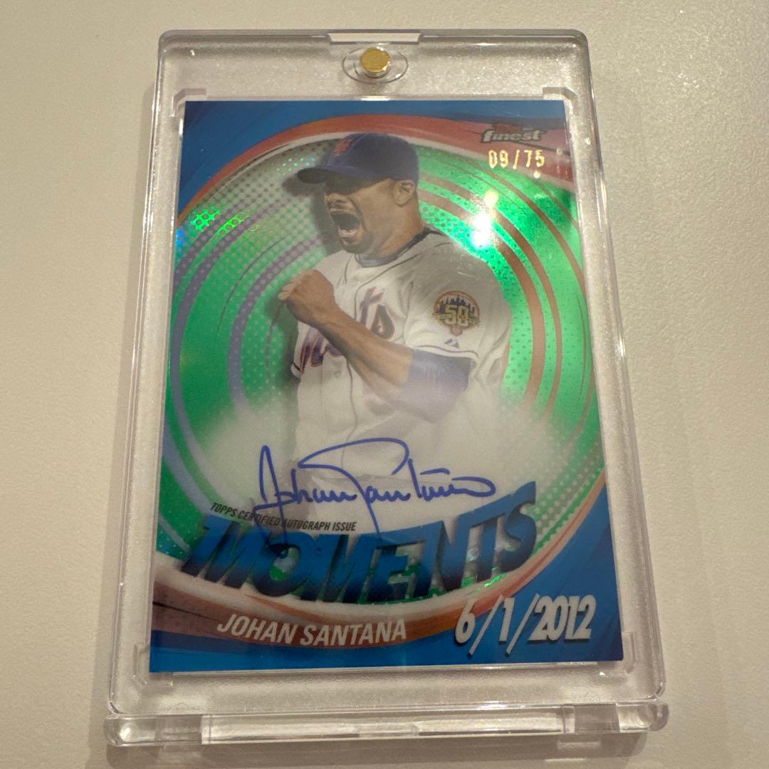 Johan Santana サイン入りカード #/75