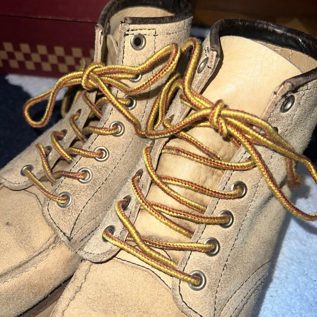 CEDAR CREST ベージュ スエード ハイカット ワークブーツ　25センチ