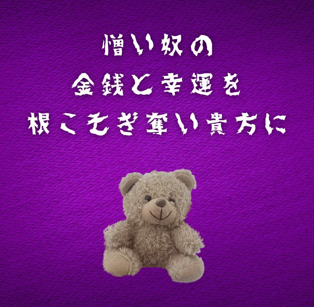 【注意】憎い奴の金銭と幸運を根こそぎ奪い貴方に　特級呪物　曰く付き