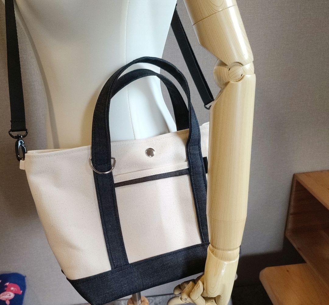 Beyond様オーダー品 倉敷帆布8号、岡山産デニム使用 （新S） 倉敷帆布8号、岡山産デニム使用 トートバッグ（S） - メルカリ