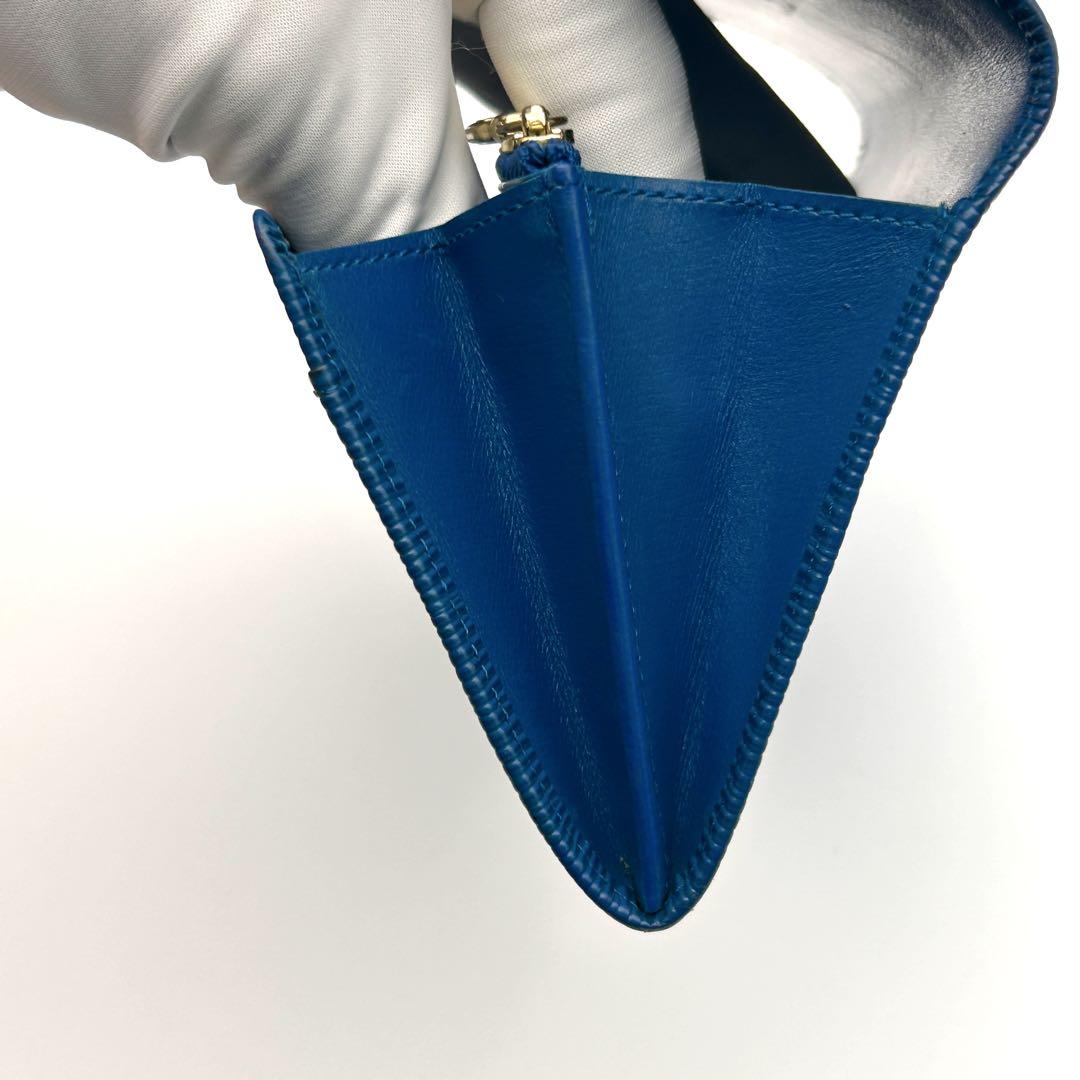 Louis Vuitton エピ 長財布 ポルトフォイユサラ 青