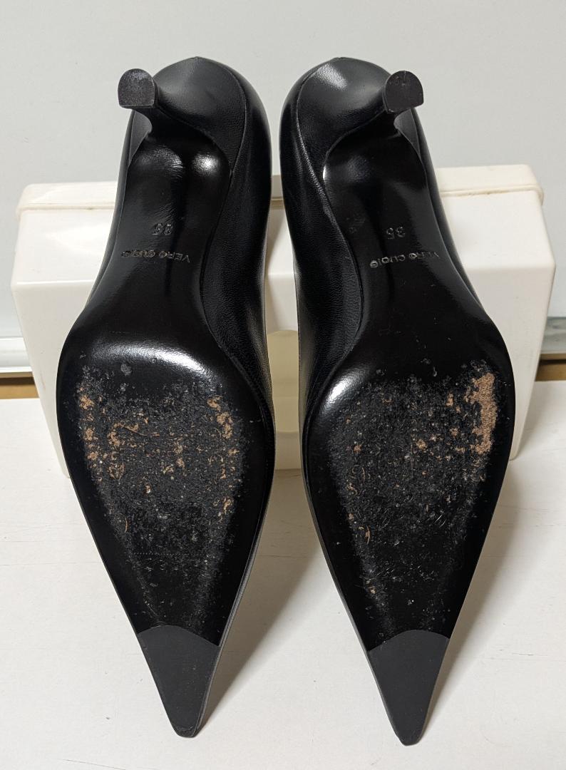Bruno Magli パンプス 黒 サイズ:35/22.5cm 美品！