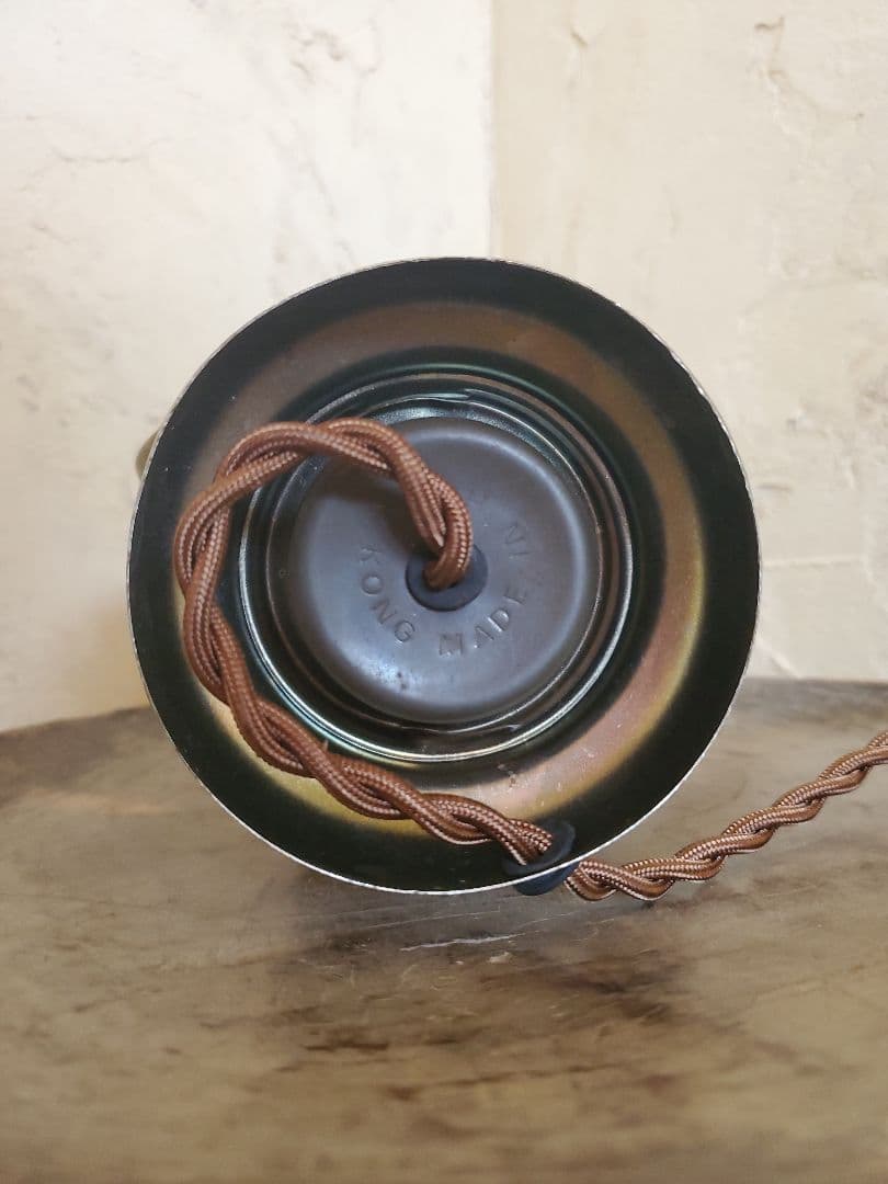 オイルランプ　吊り下げライト　ホヤガラス　アンティーク　ハンドメイド　卓上ライト