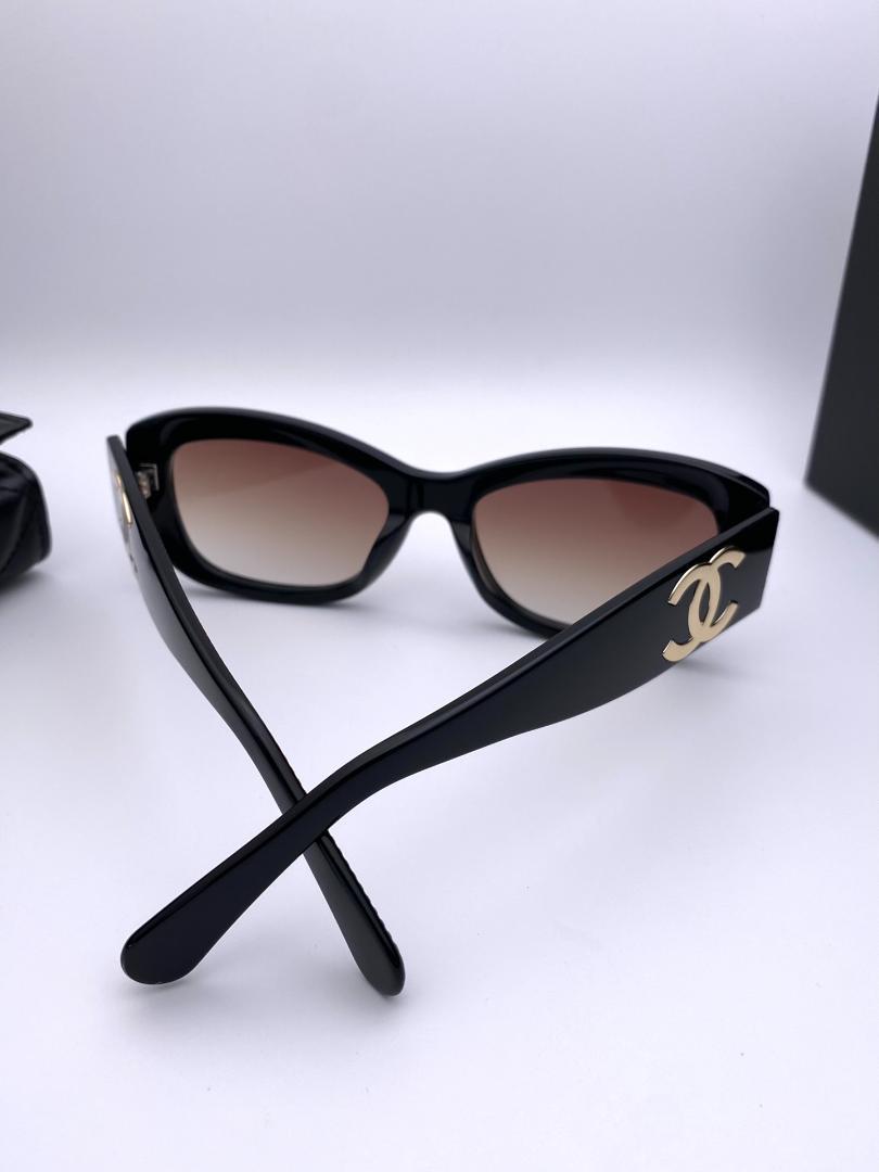 CHANEL ブラック キャットアイ サングラス CHANEL ブラック キャットアイサングラス - メルカリ