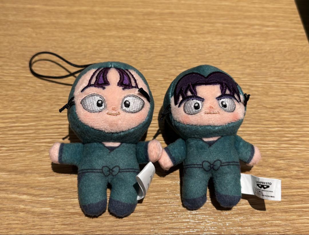 忍たま乱太郎　ほわぬい　立花仙蔵　潮江文次郎　セット