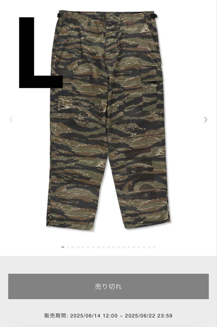 WIND AND SEA カーゴパンツ CAMO L