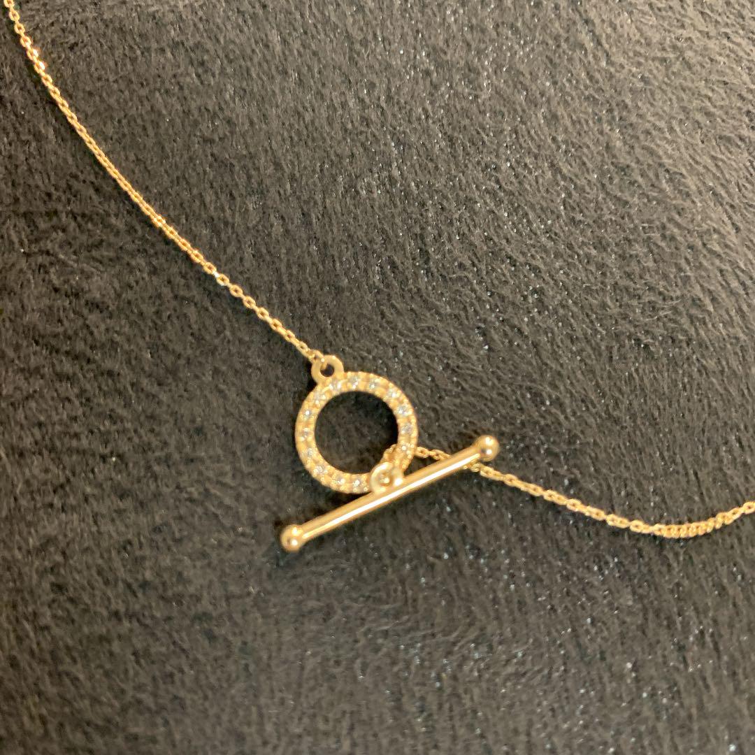 定価39980円エイミーイストワール♡K10ダイヤモンドネックレス